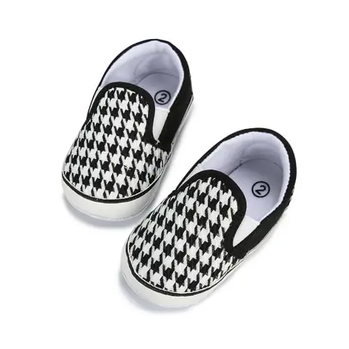 Sekantrol Baby Girls Boys Shoes,Infant Toddler Soft Sole Non Slip Flat Lazy Cute Loafers,Unisex Casual Oxford Dress Shoes - 4