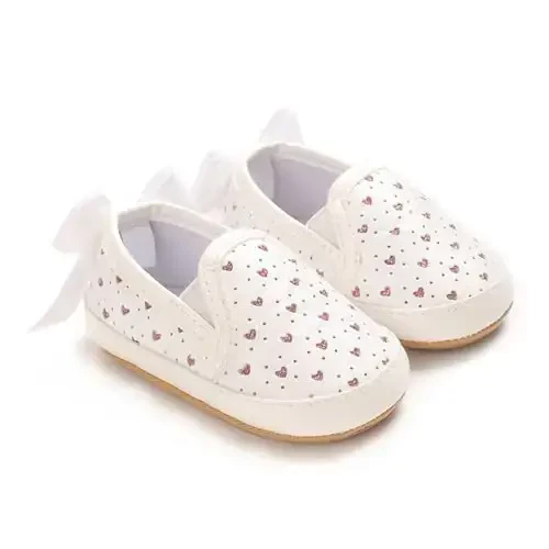 Sekantrol Baby Girls Boys Shoes,Infant Toddler Soft Sole Non Slip Flat Lazy Cute Loafers,Unisex Casual Oxford Dress Shoes - 2