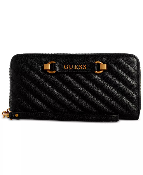 Sela SLG Large Zip-Around Wallet Black - 1