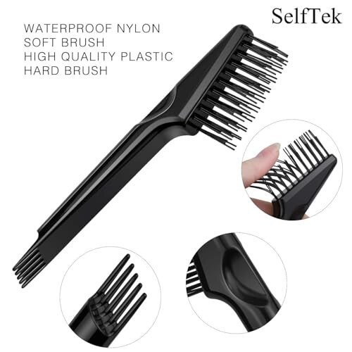 SelfTek 4 Pack Soch cho'tkasini tozalash vositasi Soch va changni olib tashlash uchun - Uy yoki salon uchun - 7