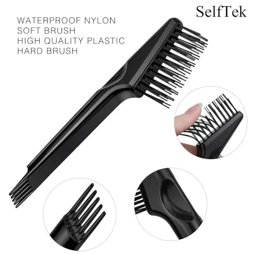 SelfTek 4 Pack Soch cho'tkasini tozalash vositasi Soch va changni olib tashlash uchun - Uy yoki salon uchun - 7