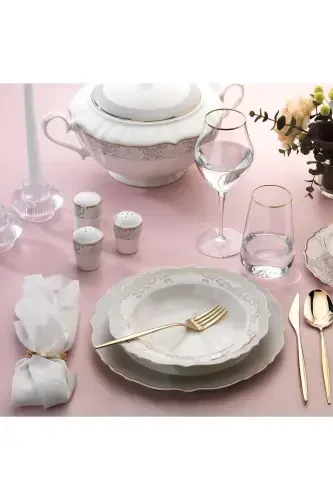 Selina Dinner Set 60 Pieces - Gold - 2 - Modazone (1)