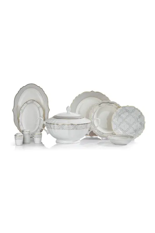 Selina Dinner Set 60 Pieces - Gold - 2 - 4