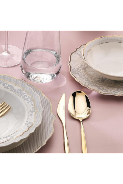 Selina Dinner Set 60 Pieces - Gold - 2 - 4