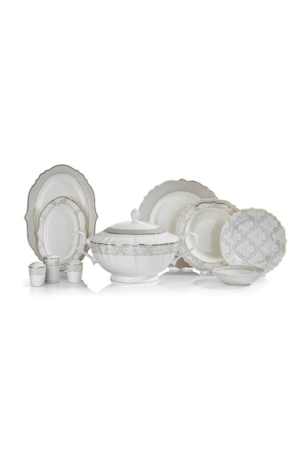 Selina Dinner Set 60 Pieces - Gold - 2 - 5