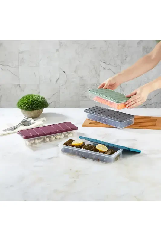 Selka Nora 6 Pcs 2.25 Lt. Storage Container-Gray - 3