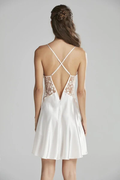 Шёлковый ночной халат пижама комплект шорт комплект из 6 предметов свадебный приданое - 6225 - 7