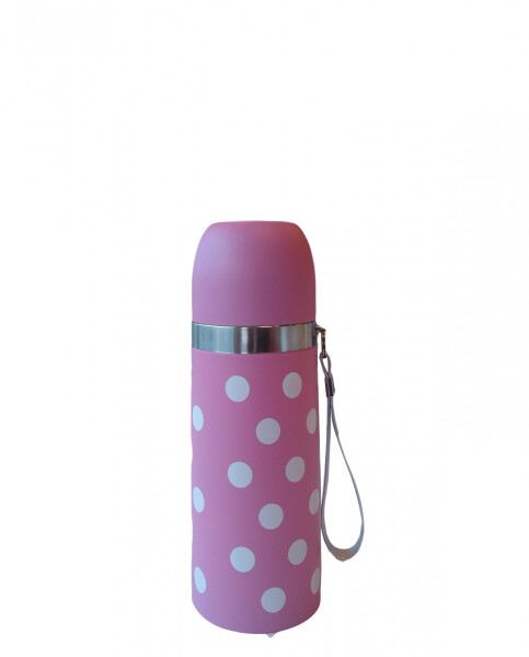 Sema Baby Dotted Baby Thermos 350 ml - Pink - 7