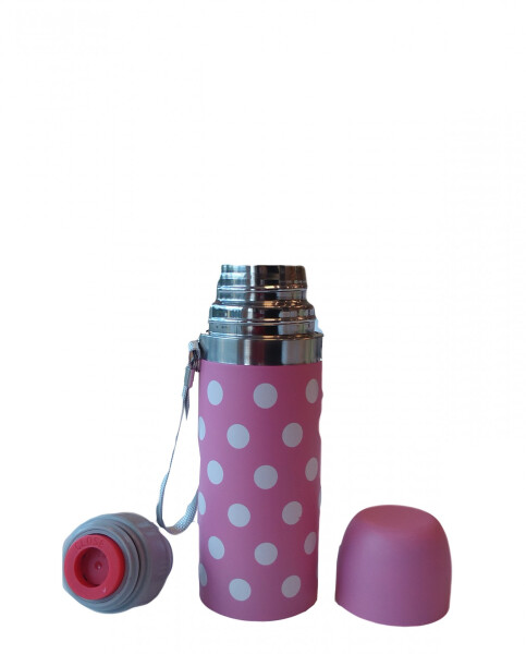 Sema Baby Dotted Baby Thermos 350 ml - Pink - 8