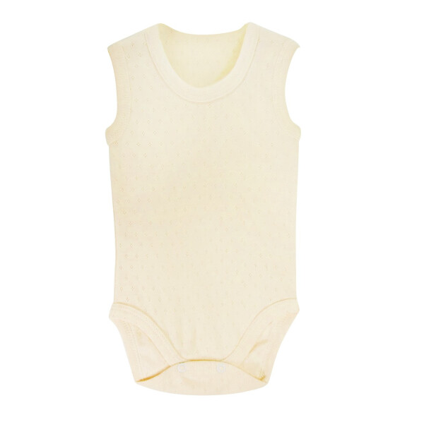 Sema Baby Jacquard Strappy Bodysuit - Cream 0-3 Months - 2