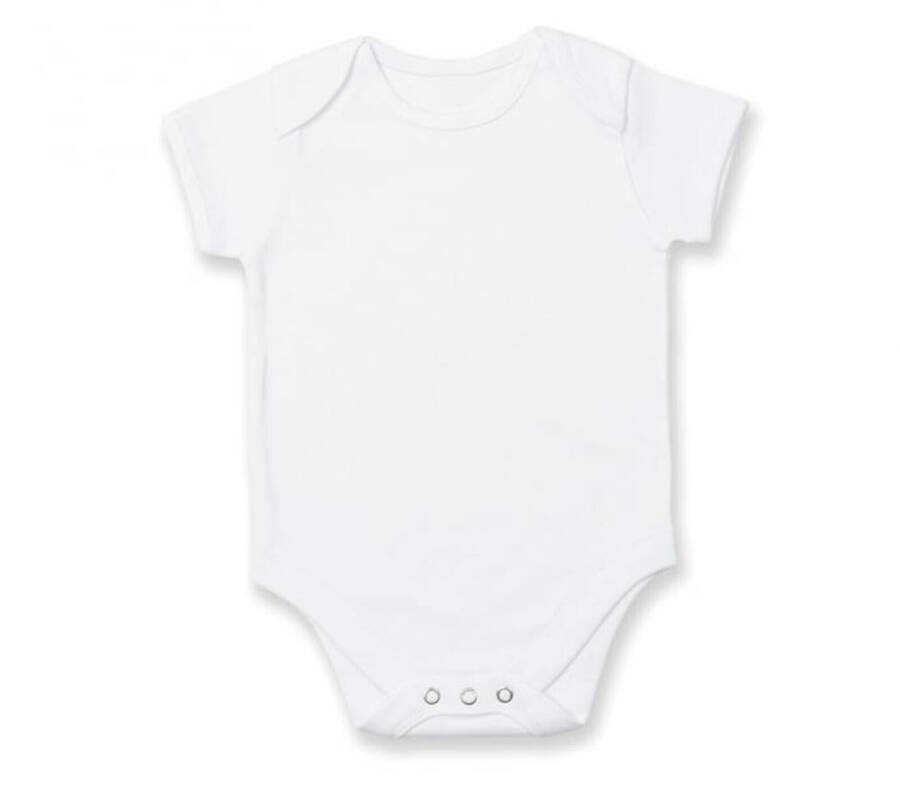 Sema Baby Premature Half Sleeve Cotton Snap-Button Bodysuit - White - 1