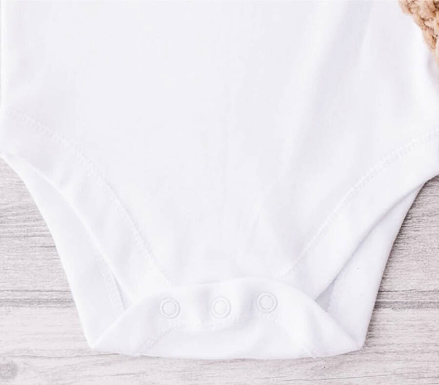 Sema Baby Premature Half Sleeve Cotton Snap-Button Bodysuit - White - 8