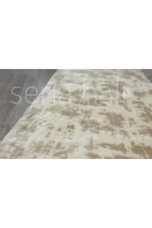Senora Xl Large Size Fur Plush Bathroom Rug Set of Three Non-Slip Gel Base Checkered Color - 3