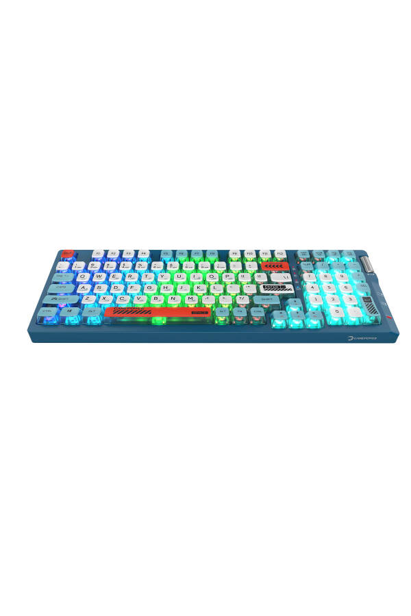 Sense RGB Wireless/Bluetooth/Wired Mechanical Red Switch Gaming Keyboard - 13