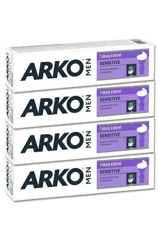 Sensitive Shaving Cream 4x90gr - ARKO MEN