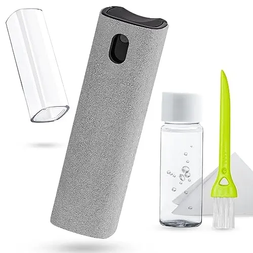 Sensorli ekran uchun tozalovchi purkagich, walrfid Elektron smartfon TV, noutbuk, planshet, kompyuter LCD tekis ekranlar, ko'zoynaklar, iPhone, iPad, MacBook Pro uchun tozalash vositasi - och kulrang 