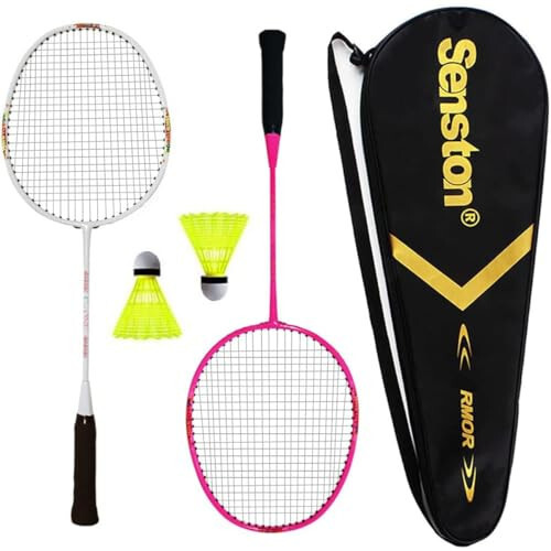 Senston Badminton Racket Set for Kids Children Badminton Racket Kit, Outdoor Racquet Sports Toys for Children Kids - 1