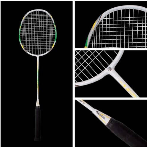 Senston Badminton Rackets Set of 2, Graphite Shaft Badminton Racquets Including Badminton Bag, 2 Badminton Shuttlecock, 2 Racquet Grip - 3