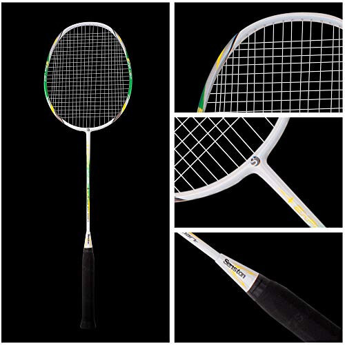 Senston Badminton Raket Seti 2'li, Grafit Saplı Badminton Raketleri, Badminton Çantası, 2 Badminton Topu, 2 Raket Tutacağı Dahil - 9