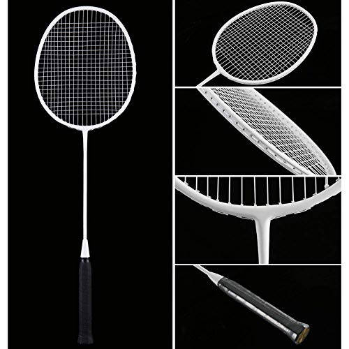 Senston Badminton Raketkasi, Tashqi, Hoвли, Sport Zalı Uchun 6 ta Neylon Volanchali Yengil Badminton Raketkasi To'plami, 4 ta Paket - 9