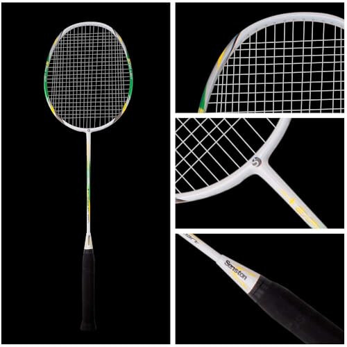 Senston Badminton Raketlari To'plami 2 ta, Grafit Shafti Badminton Raketlari, Badminton Sumkasi, 2 ta Badminton To'pi, 2 ta Raket Tutqichi bilan - 3