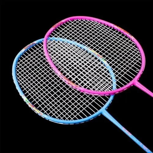 Senston Lightweight Beginner Badminton Set with 2 Rackets, 2 Shuttlecocks, Carry Bag - 3