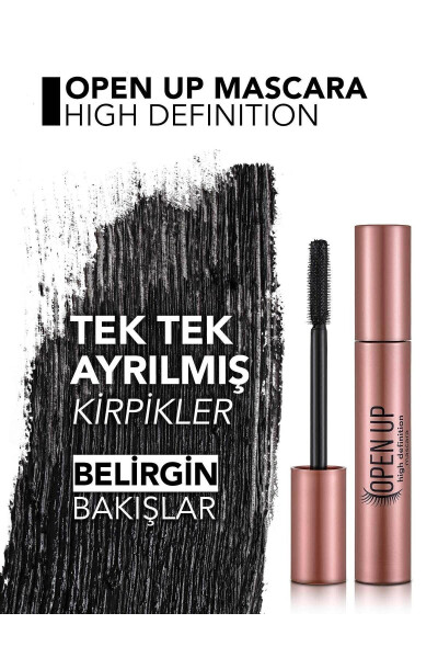 Separating Mascara (Black) - Open Up HD Mas. - 001 - 8682536058346 - 5