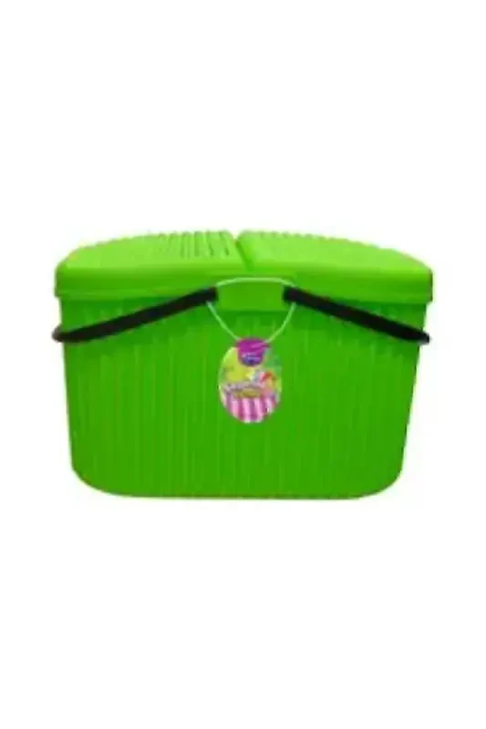 Sepetto Picnic Basket Colorful 30 Liters Wide Blue And Green Colors - 3