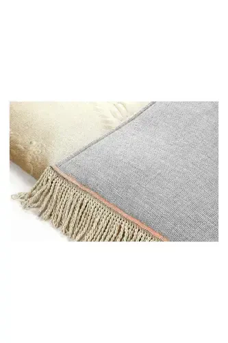 Seplik qutili astarlı süngerli sovg'ali qalin baxmal joynamoz krem-krem - 5