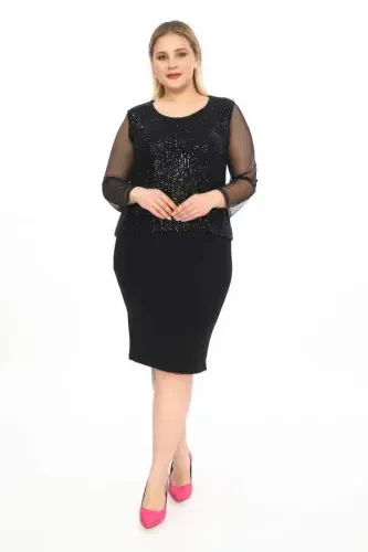 Sequin Evening Dress ND611 - BÜYÜKBEDENIZ (1)