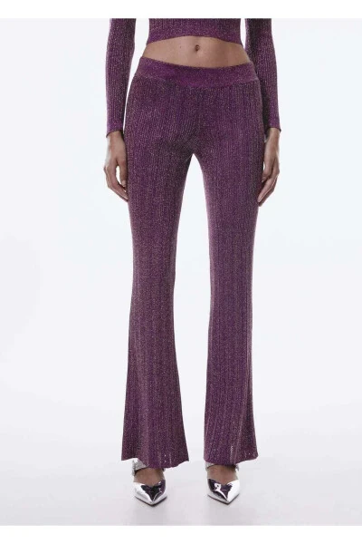 Sequin Knitted Culotte Pants - MANGO