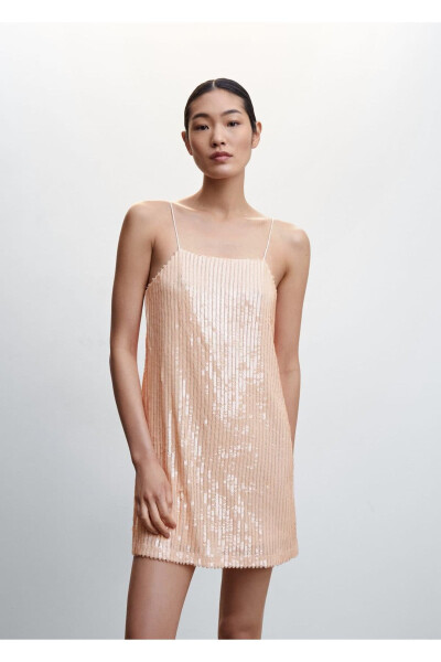 Sequin Mini Dress - MANGO WOMAN