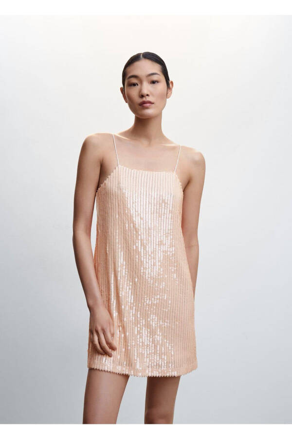 Sequin Mini Dress - 1