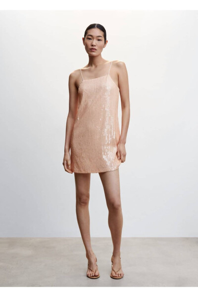 Sequin Mini Dress - MANGO WOMAN (1)