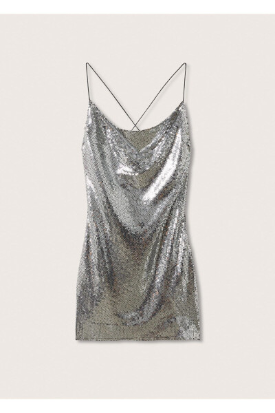 Sequined Envelope Dress - 3