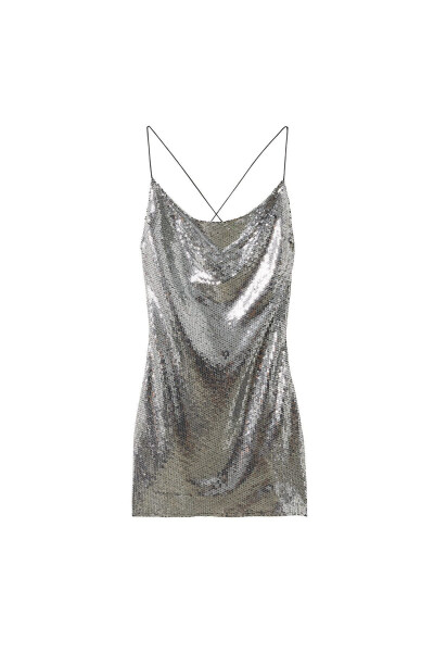 Sequined Envelope Dress - 4