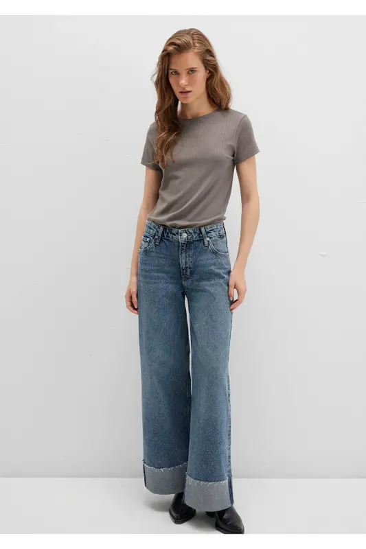 Серая базовая футболка Slim Fit 1612904-7009 - 3