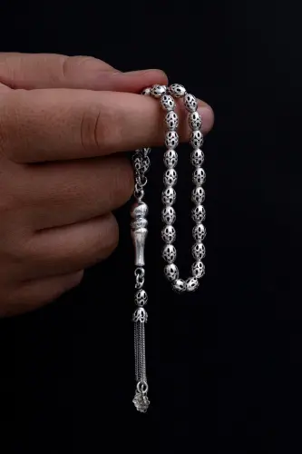 Серебряные четки (с отверстиями, средние, 15г) - OSMANLI GÜMÜŞ (1)