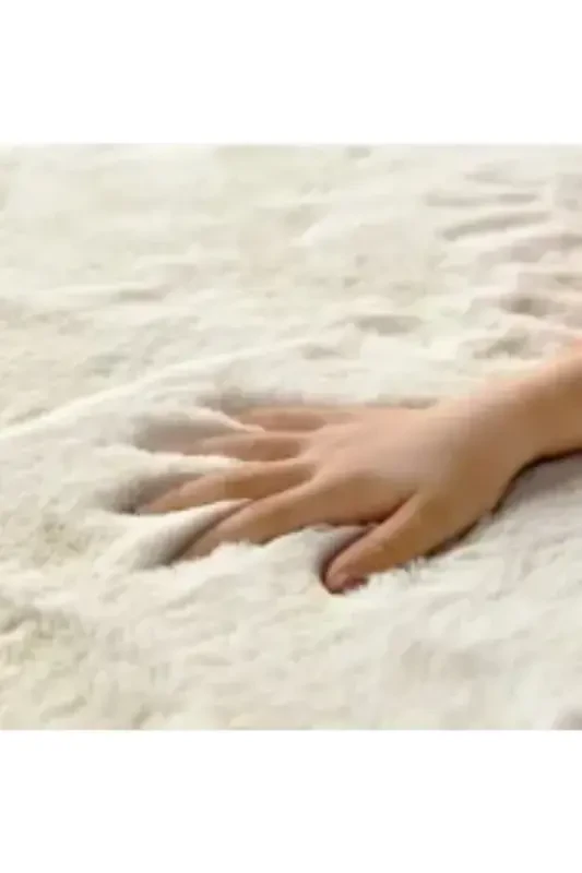 Seria Gilam Oq Quyon Post Gilam Mo'yna Gilam Puffy Post-Leopard - 5