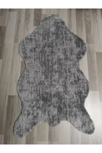 Seria Halı Post Halı Peluş Kürk Halı Jaugar - Barut - 1