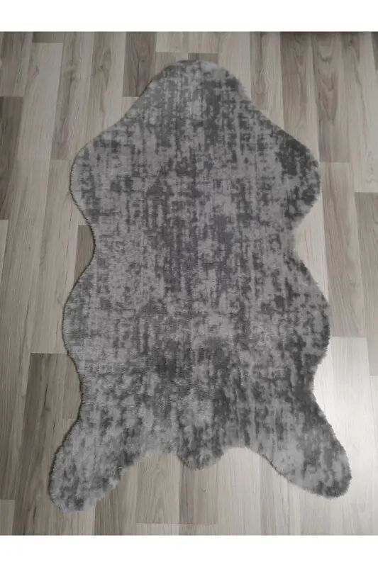 Seria Halı Post Halı Peluş Kürk Halı Jaugar - Barut - Sarar