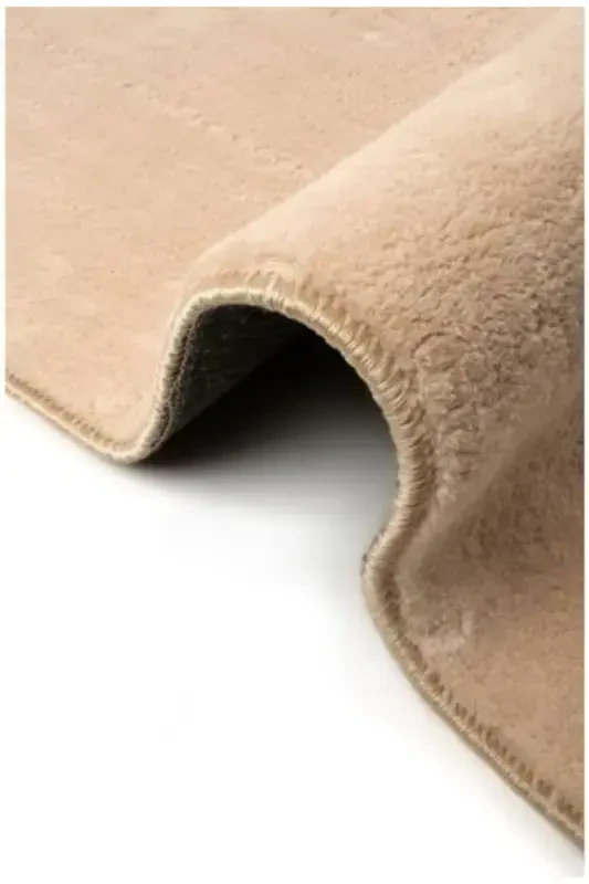 Seria Rug Carpet Rug. Plush Carpet Runner. It has a White Non-Slip Base. Machine Washable.-BEIGE - 4