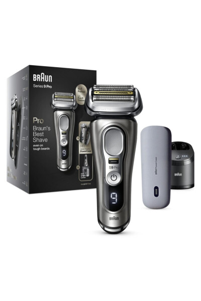 Series 9 Pro 9475cc Wet & Dry Electric Shaver + Clean&charge + Rechargeable Travel Case - 1