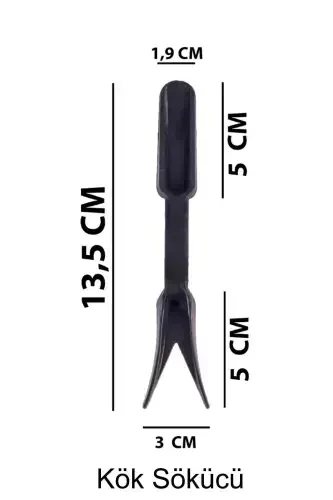 Serinova Cactus Planting Kit 4 Pieces Soil Pot Shovel Root Remover Hole Opener - 3