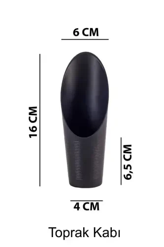 Serinova Cactus Planting Kit 4 Pieces Soil Pot Shovel Root Remover Hole Opener - 4