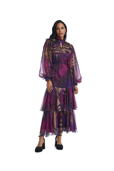 Serpil ayollar binafsha ko'ylak 38951 - SERPIL