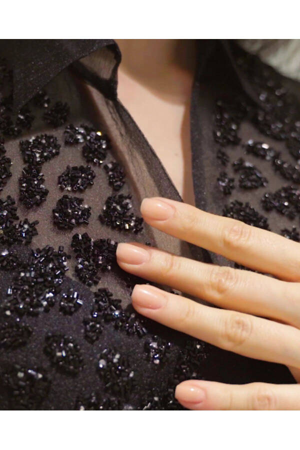 Serpil Women's Black Shirt 38576 - 4