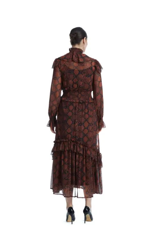 Serpil Women's Brown Dress 38853 - 3