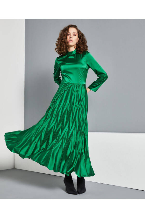 Serpil Women's Green Dress 36900 - 1