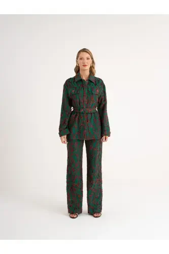 Serpil Women's Green Suit 39493 - 1